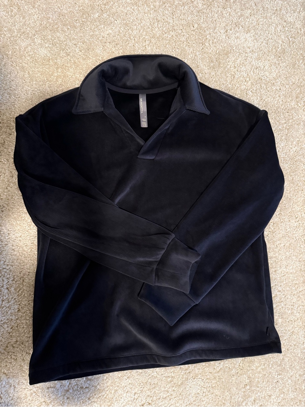 Mondetta Men's V-Neck Pullover Sweater in Navy